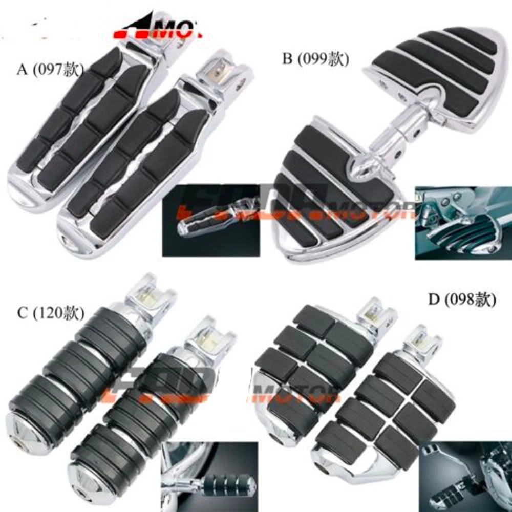 Front Foot Pegs Footrest for Suzuki Boulevard M50 Intruder M800 C50 M109R Intruder M1800R VZR1800 M90 Volusia VL800 2001+ (097)