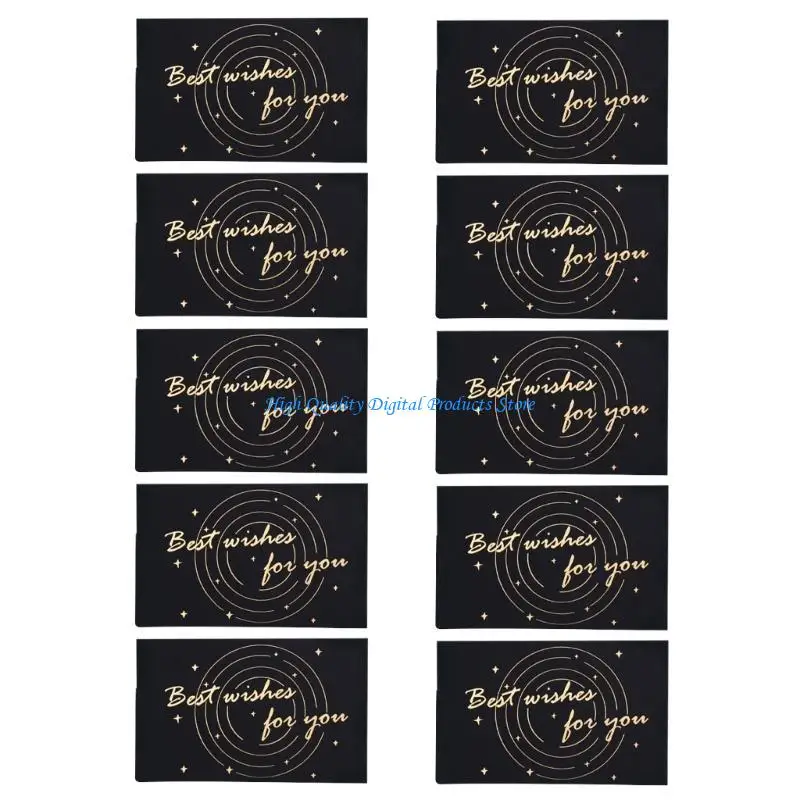 بطاقات شكر فارغة من U2JE مع مغلفات وملصقات لحفلات الزفاف التجارية #2