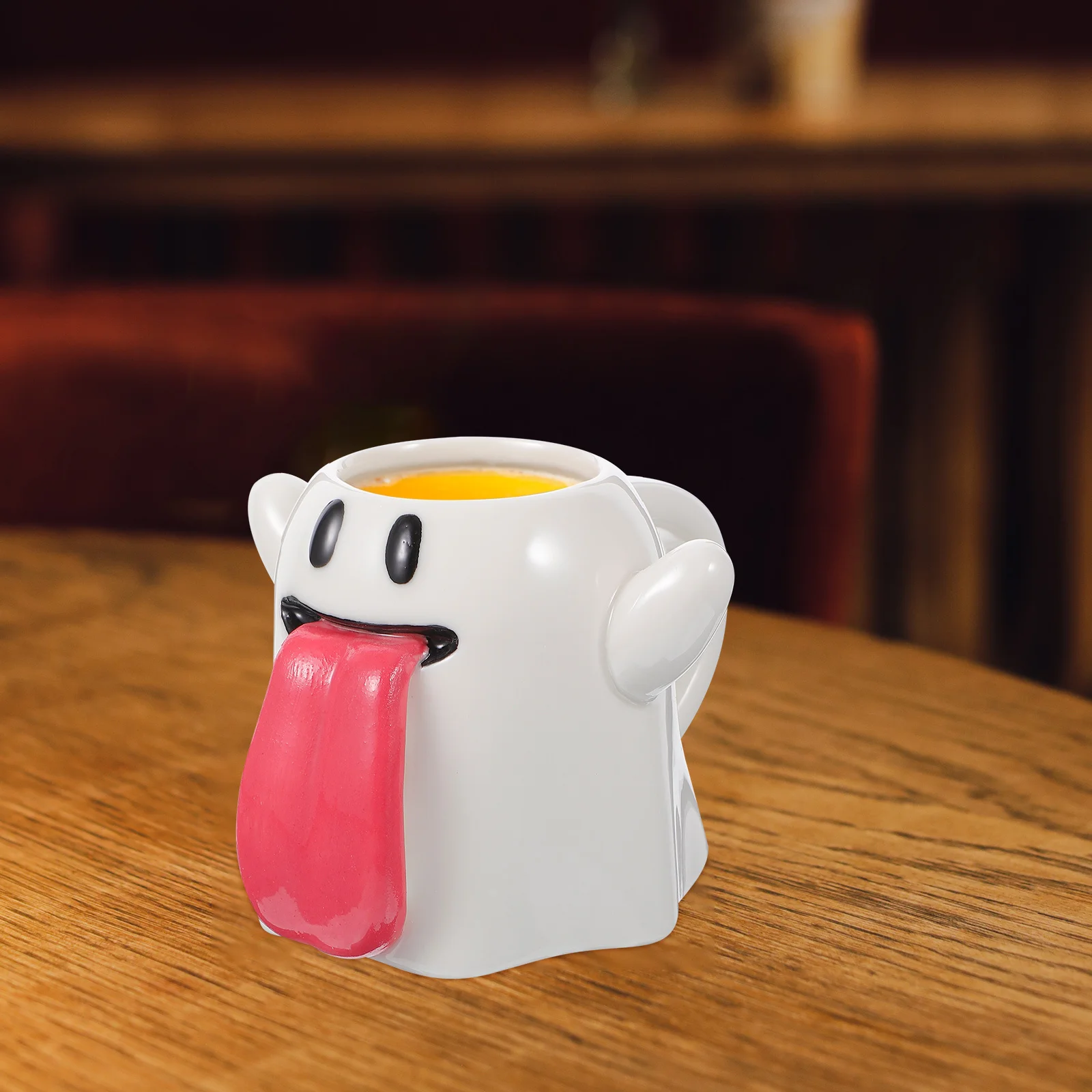 

Halloween Ceramic Mug Cartoon Ghost Design Portable Coffee Tea Cup Office Tumbler Party Favor Ghost Mug