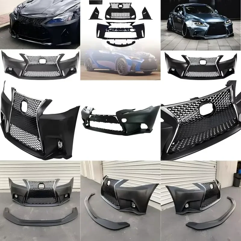 Black Plastic Body Kit for IS 2006-2012 Replaceable for 2021 Auto Parts Including Front Bumper Grille Low Price