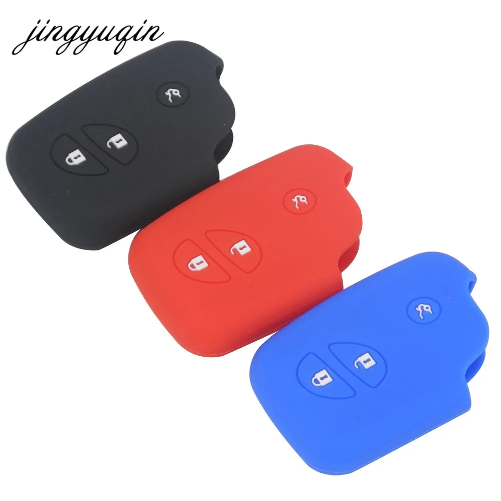 jingyuqin Silicone Protection Case for Lexus CT200h ES 300h IS250 GX400 RX270 RX450h RX350 LX570 Key Cover Key Wallet Holder