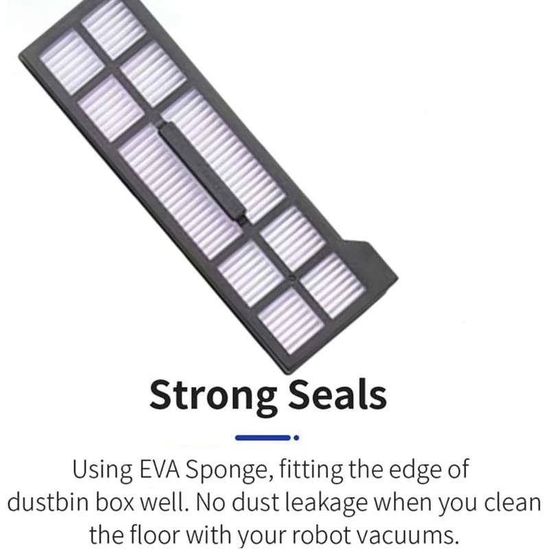 SANQ لـ Eufy X10 Pro Omni جهاز آلي لتنظيف الأتربة فرشاة جانبية رئيسية فلتر Hepa ممسحة منصات أكياس الغبار ملحقات استبدال