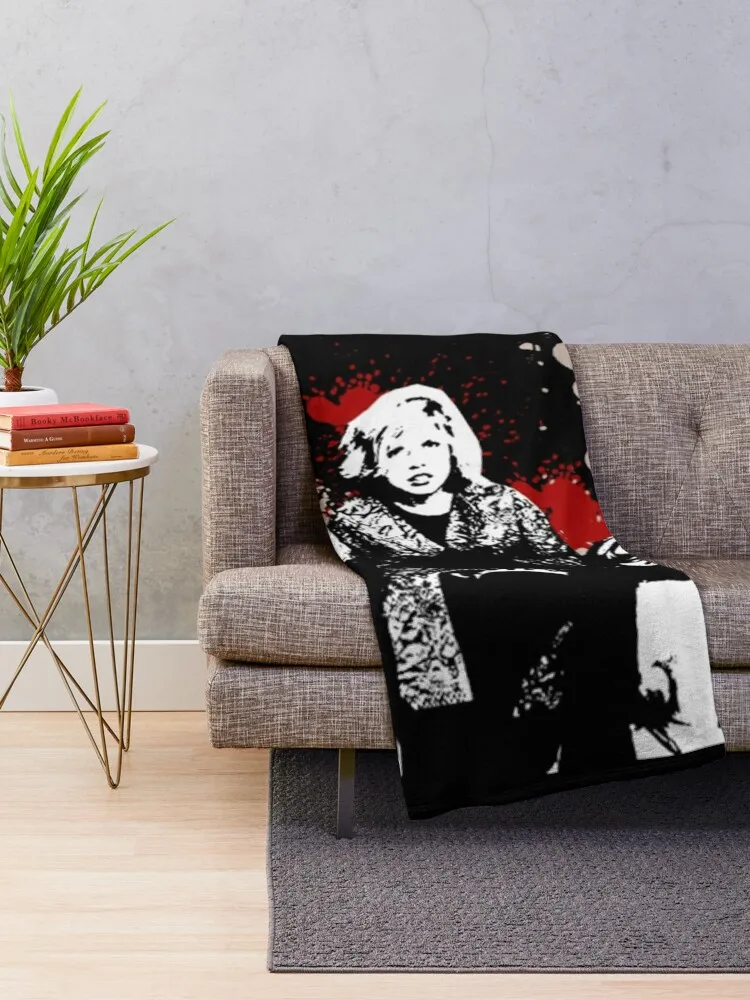 Throwing Muses-stencil shirt Throw Blanket Sofa Soft Big Cute Plaid heavy to sleep Blankets