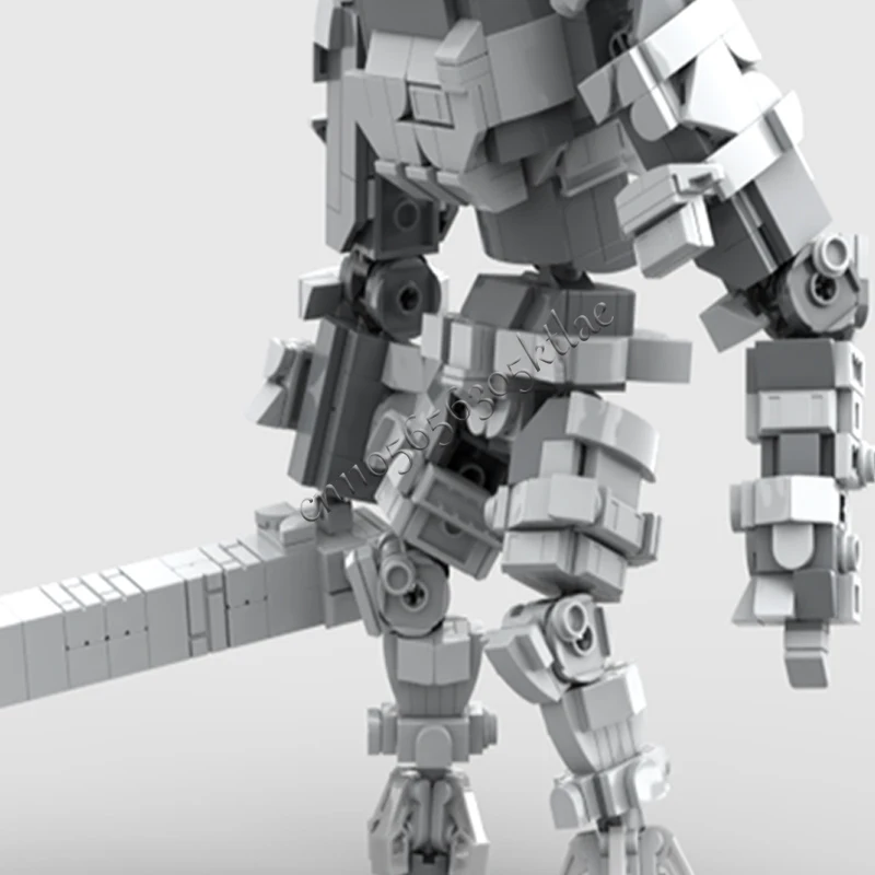 722 ELEMENTY Popularna Seria Postaci z Gier Steel Scribe MOC Personalizowane Modułowe Klocki Konstrukcyjne Popularny Model DIY Zabawka do Składania dla Chłopców Prezent