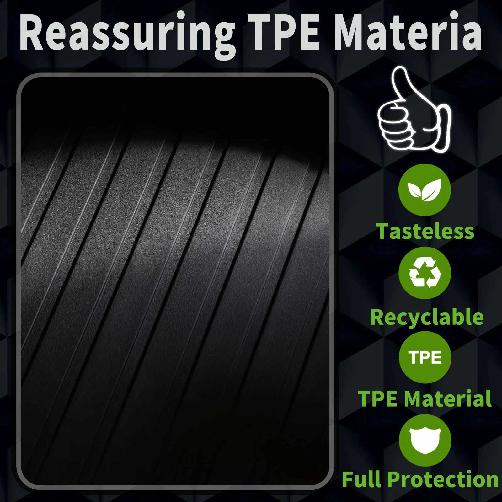 

for Mercedes-Benz E-Class W214 2024-2027 Waterproof TPE Car Mats 3D Laser Scanning Perfect Fit Odorless Accessories Easy Clean