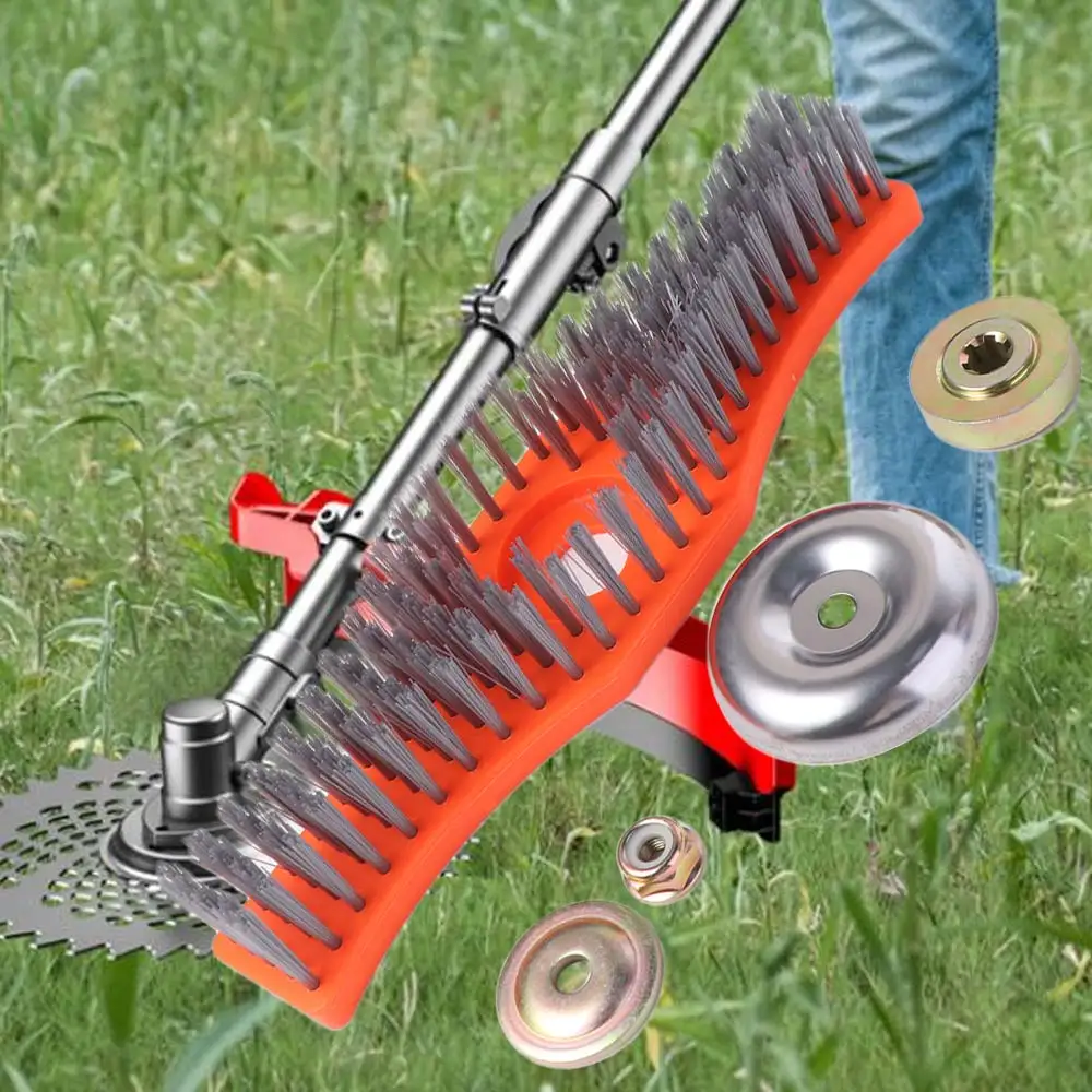 

Износостойкая щетка для чистки из полиэстера, высокоэффективная регулируемая ручка, инструмент для удаления сорняков, садовый инструмент для рыхлой почвы