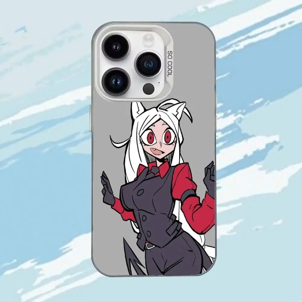 حافظة هاتف Game H-Helltaker لهاتف iPhone 17,16,15,14,13,12,11,Mini,Pro,E,MAX غطاء أبيض غير لامع مقاوم للصدمات #3