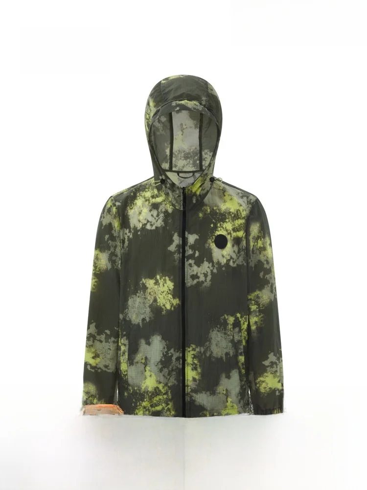 

Bosideng Men's Summer Outdoor Cam Sun Protection Clothing Breathable UV Protection Fiing Long Sve Zipper Hoodie