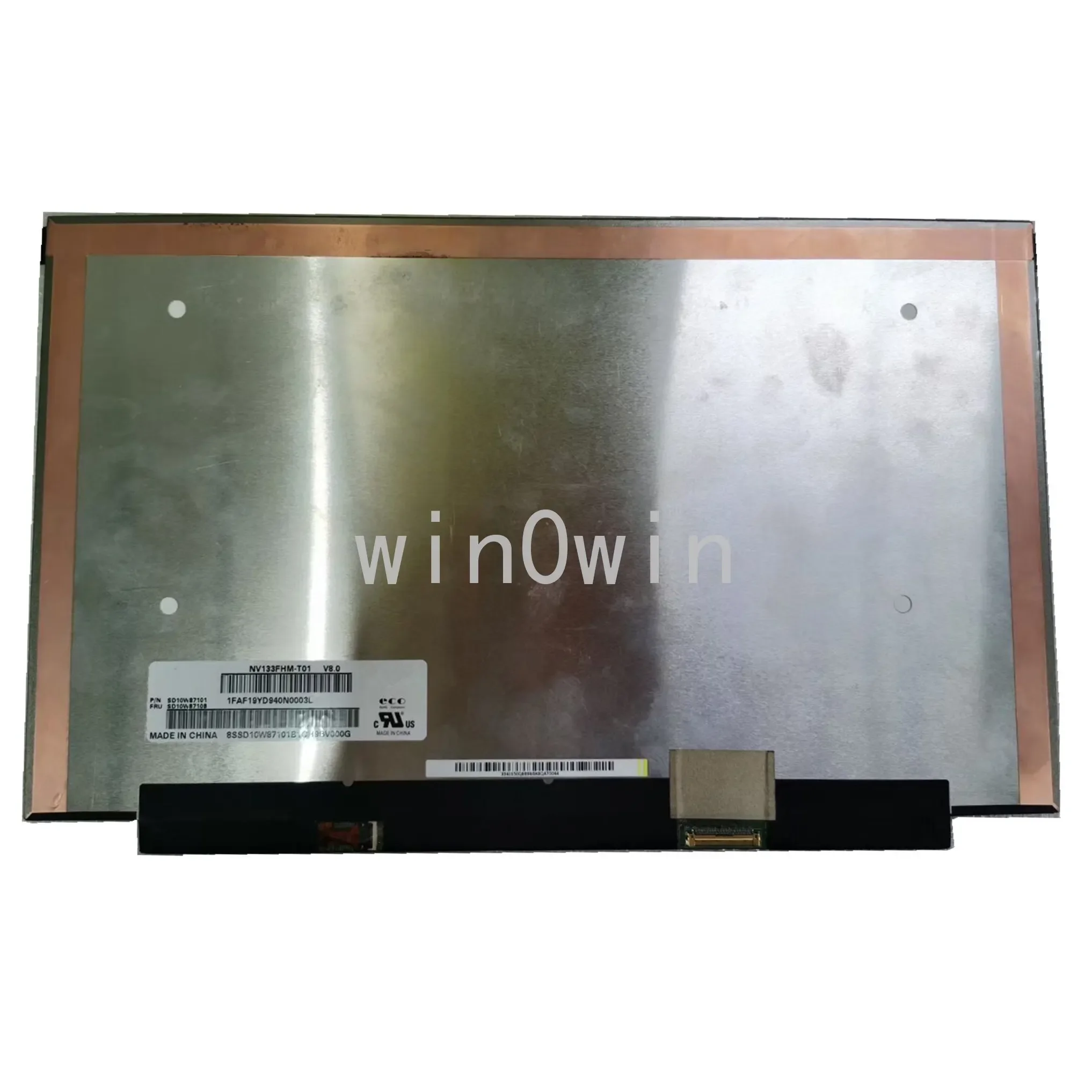 NV133FHM-T01 V8.0 1920X1080 EDP LCD SCREEN Panel Matrix with Touch