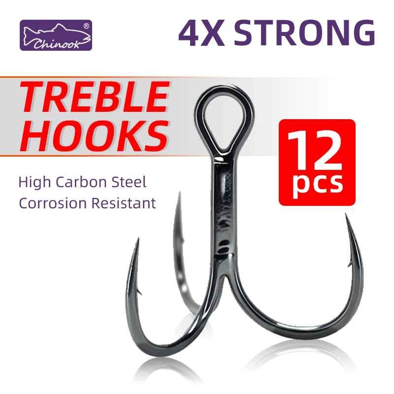 12Pcs Chinook Fishi…