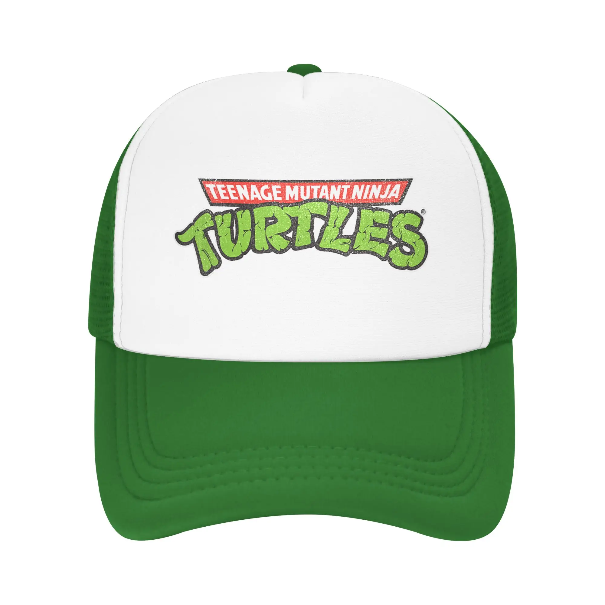Ninja Turtles Retro Logo Trucker Hats Unisex Fashion  Hats Trucker Hat Sun Caps Breathable Snapback Caps Mesh Baseball Caps