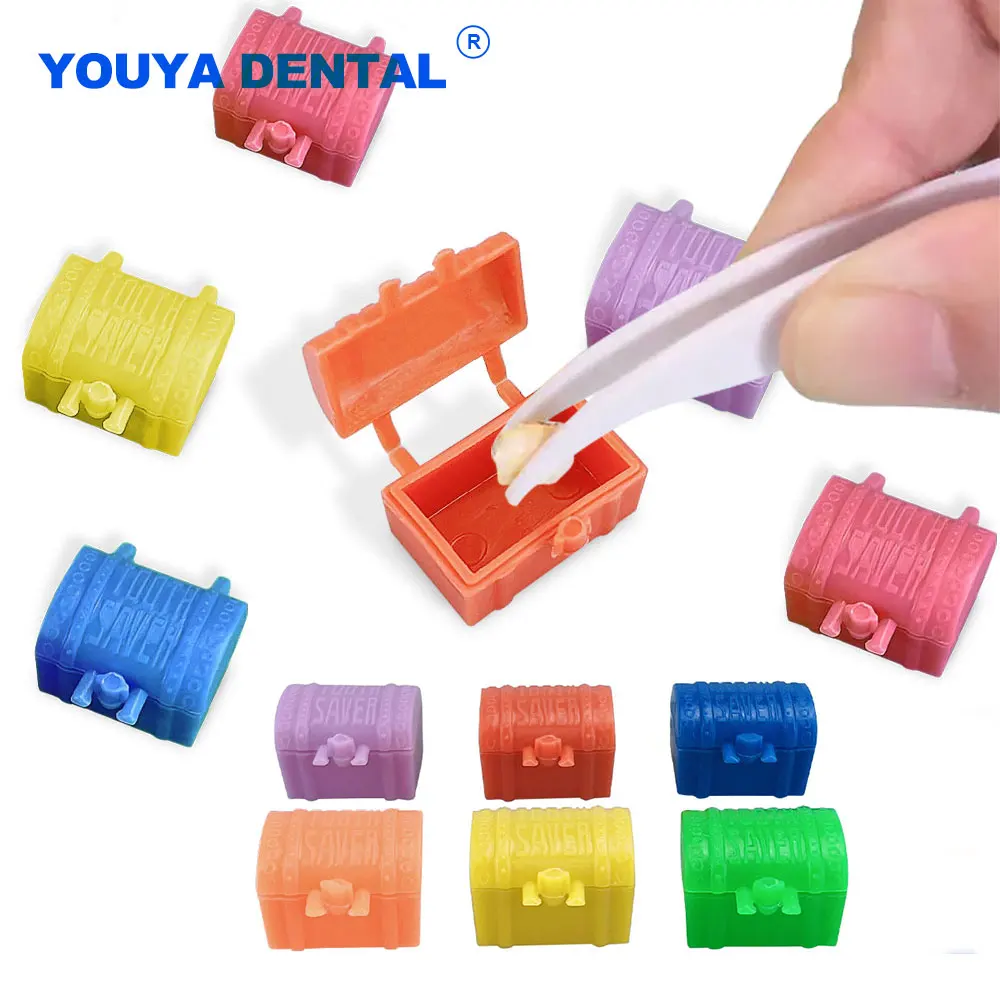 50Pcs/Lot Teeth Storage Box Baby Kids Child's Tooth Collection Tooth Souvenir Save Container Organizer Dental Gift Keepsakes