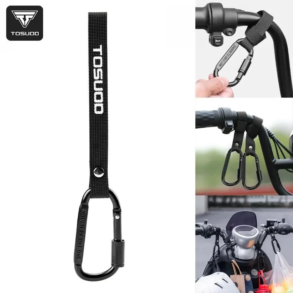 Crochet universel pour vélo TOSUOD en alliage d'aluminium, crochet pour moto et scooter, crochet de chargement universel pour vélo à montage frontal
