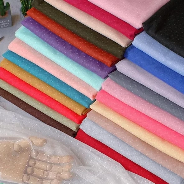 1.6M Wide 42 Colors High Quality Soft Net Tulle Mesh Lace Fabric Dolls Dress Girls Clothing DIY Sewing DECOR Materials