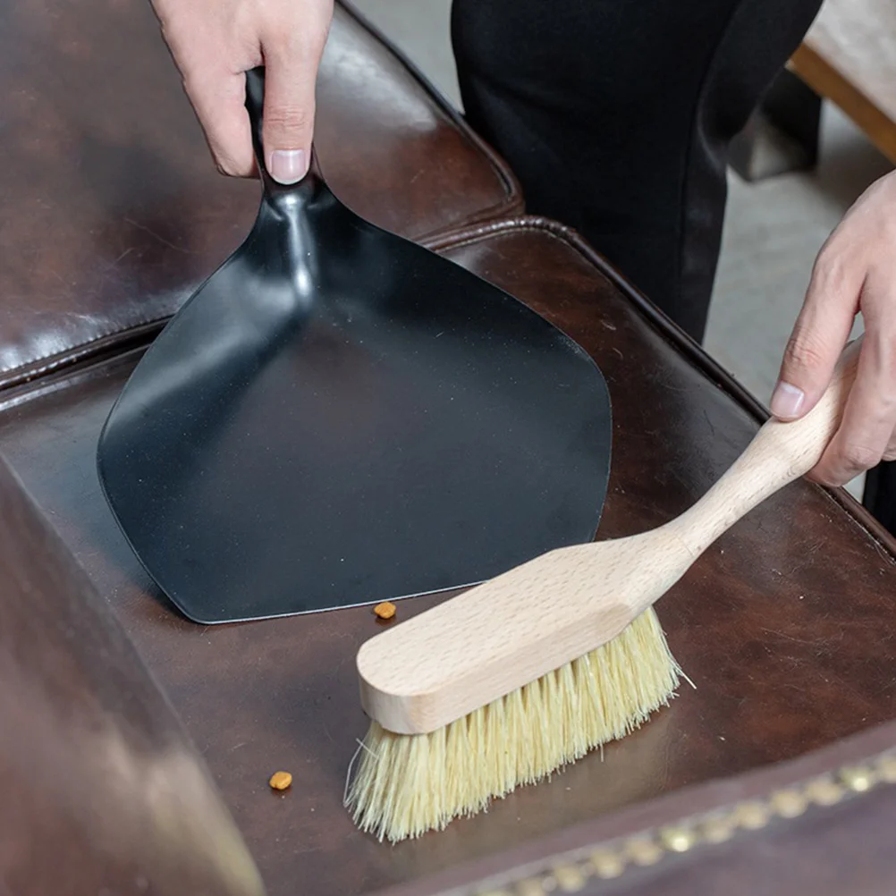 Dust Brush Desktop Broom Portable Mini Dustpan Clean Multi-function Whisk Bamboo with