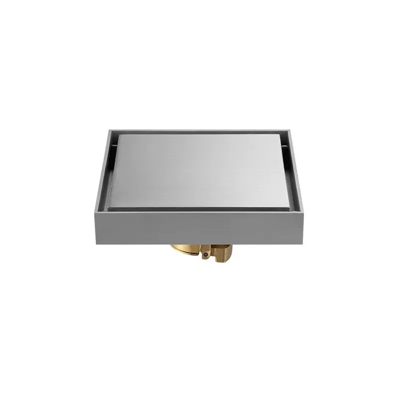 

Pop-up device brushed floor drain filter