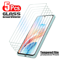5pcs Protective Glass for Oppo A79 5g A78 A58 A38 A18 4g Screen Protectors Tempered Glass A 79 78 58 38 18 Phone Front HD Film