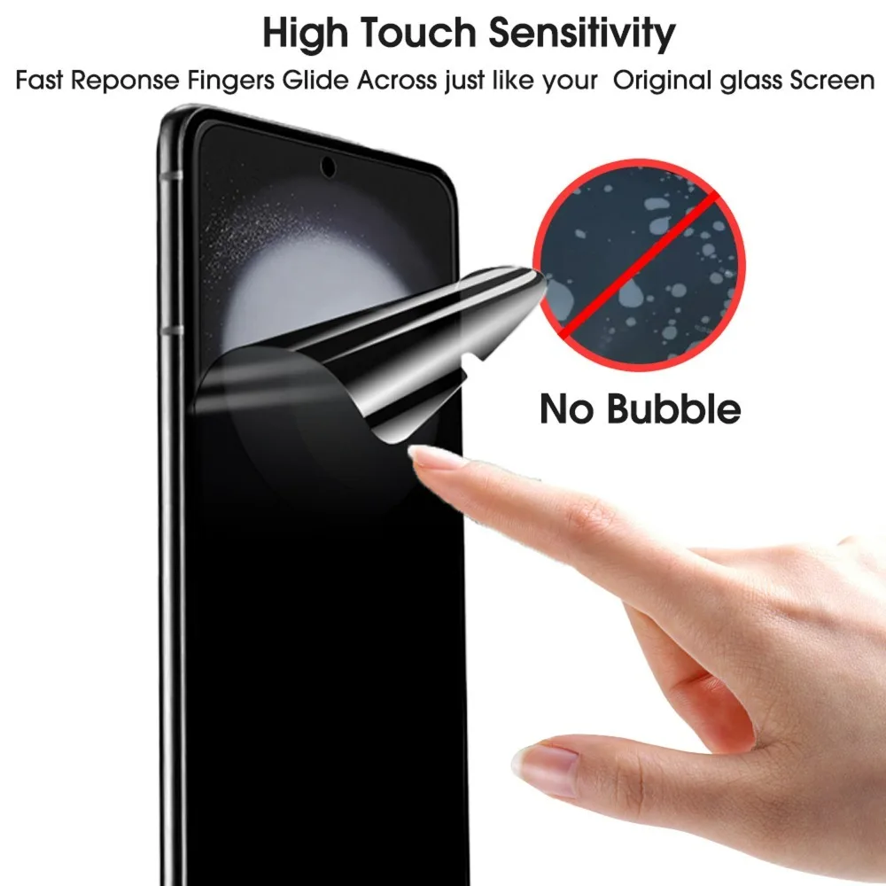 Folia hydrożelowa 6w1 Anti-Spy Privacy do Samsung Galaxy Z Flip 7 Ochrona ekranu Anti-scratch Privacy Hydrogel Film do Flip 7