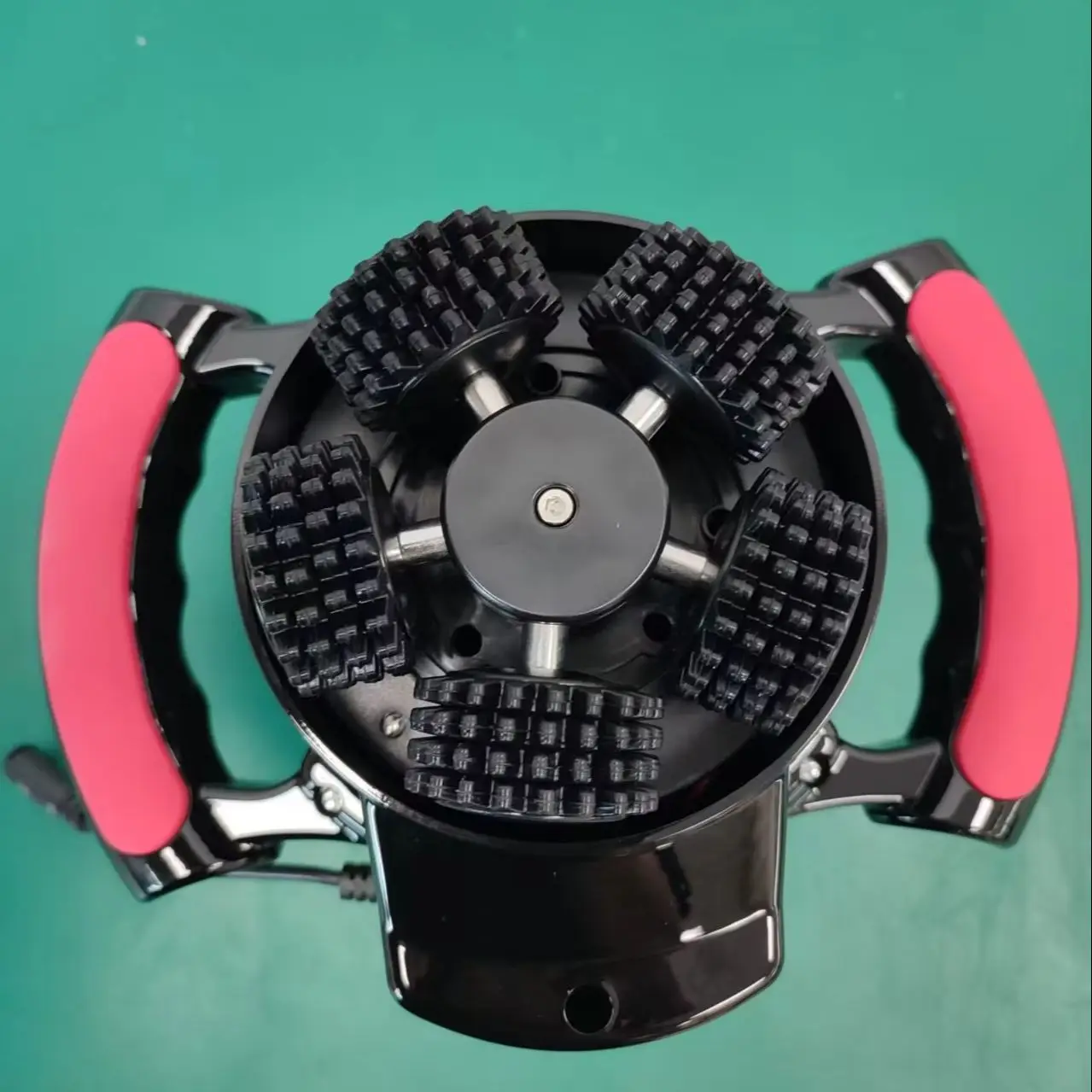 

Новый ручной фитнес-внутренний роликовый вибрационный массажер 360, уменьшение целлюлита, расслабление мышц, подтяжка ягодиц, коррекция фигуры, машина для похудения