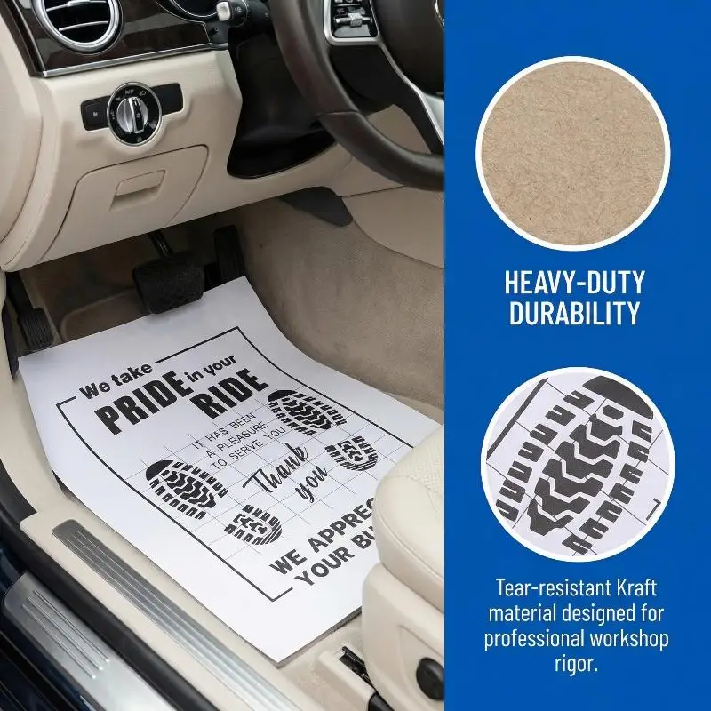 Tapete de Carro Descartável Impermeável Antiderrapante, Perfeito para Proteção e Limpeza do Interior Automotivo