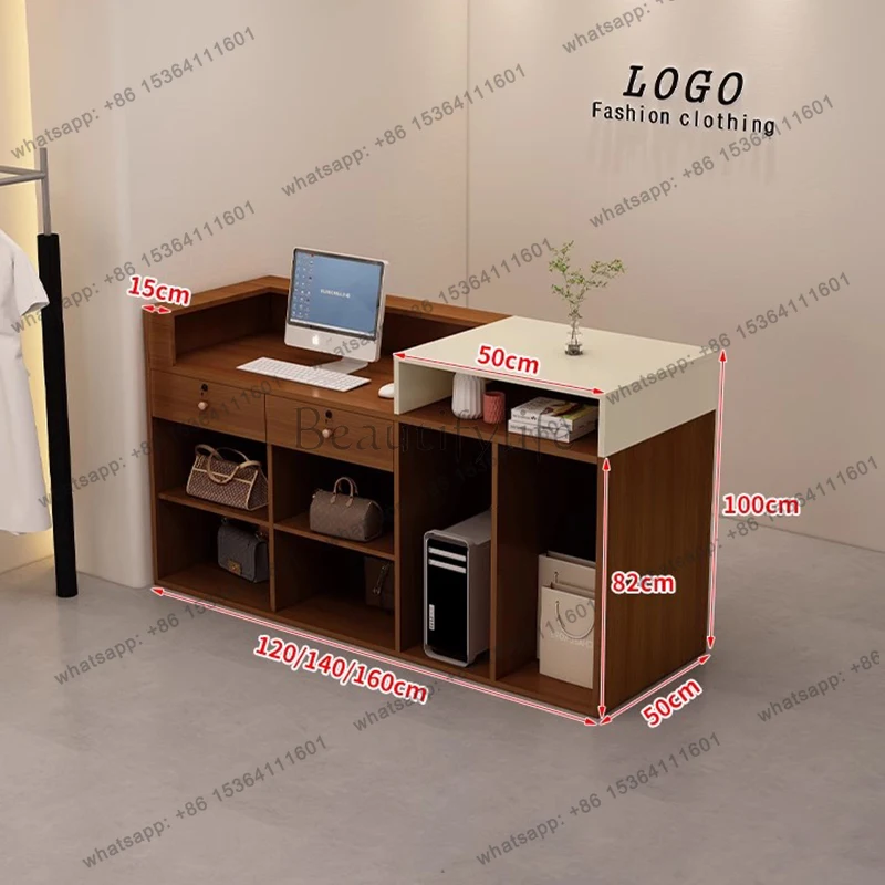 Customized Reception Desks Exquisite Glamour Trendy Luxury Reception Desks Nordic Classic Theke Empfang Commercial Furniture