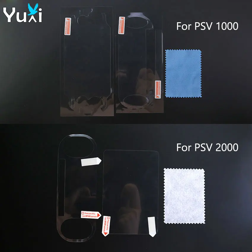 YuXi For PSV 1000 2000 Clear Full HD Screen Protector Cover Protective Film Guard HD Scratch Resistant Film For PSV1000 PSV2000