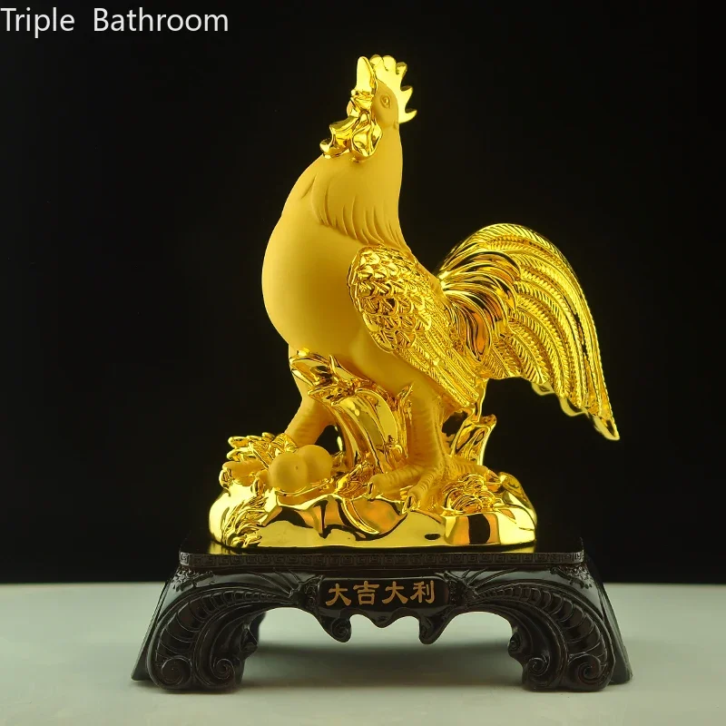 

Chinese Zodiac Rooster Resin Ornaments Personality Living Room Home Decoration Gift Birthday Present Christmas Decorations