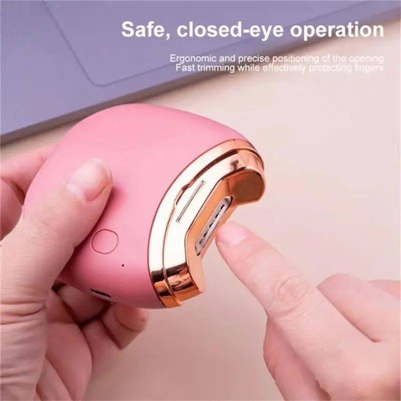 AB68 Automatic Electric Nail Clipper - Anti-Splash Nail Trimmer, Manicure Machine With Nail Scissors & Drill,Nail Cutter