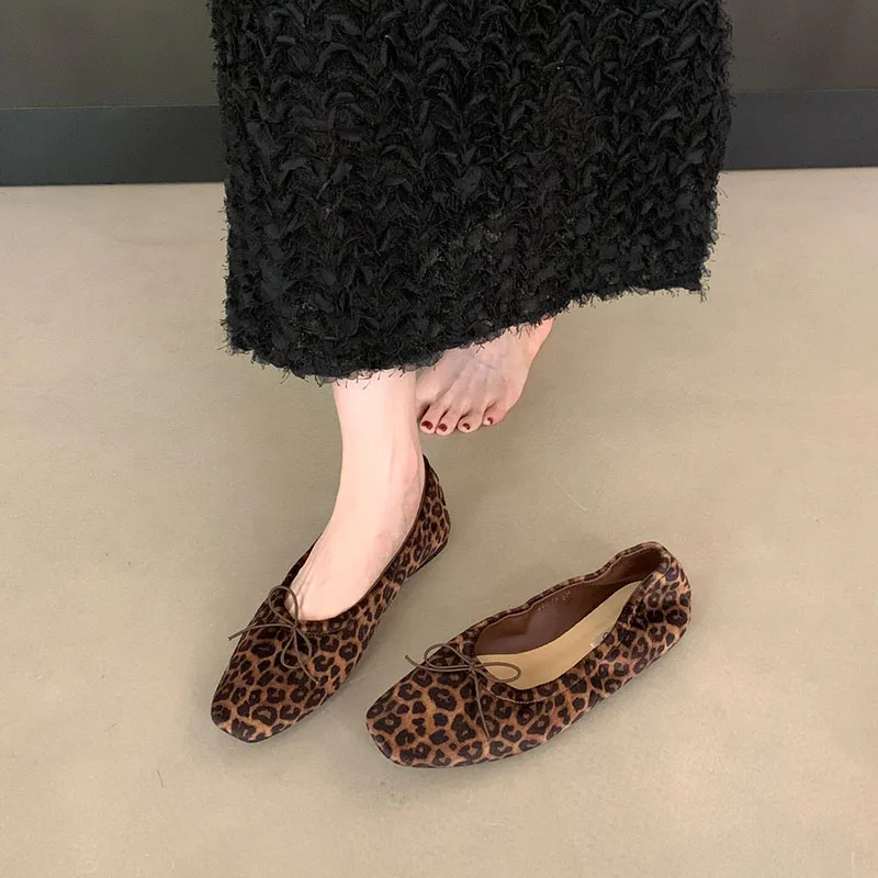 Damen-Schmetterlingsknoten-Ballerinas, flache, lässige, modische Seiden-Ballerinas für Frauen, Tanzschuhe, Frühling/Herbst, neu – Detail 8