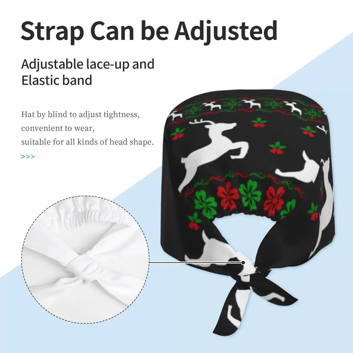 Pet Hospital pediatrics Doctor Care Hat Merry Christmas Surgery Cap Dentistry Nursing Caps Scrub Hats