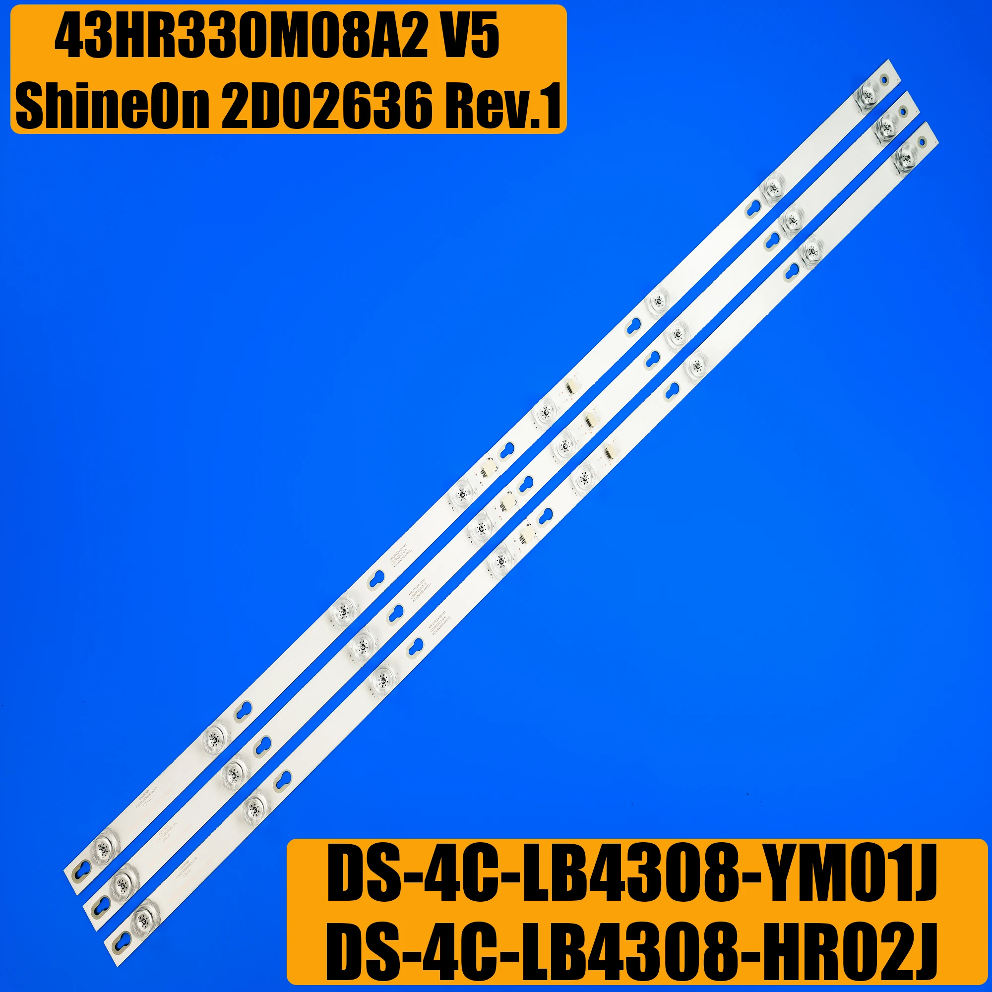 LED Backlight Strip For 43D2900 43HR330M08A2 V5 4C-LB4308-YM01J 43UC6306 43UC6406 43U67EBC 43S303 43S305TABA 43DP608 43P2US