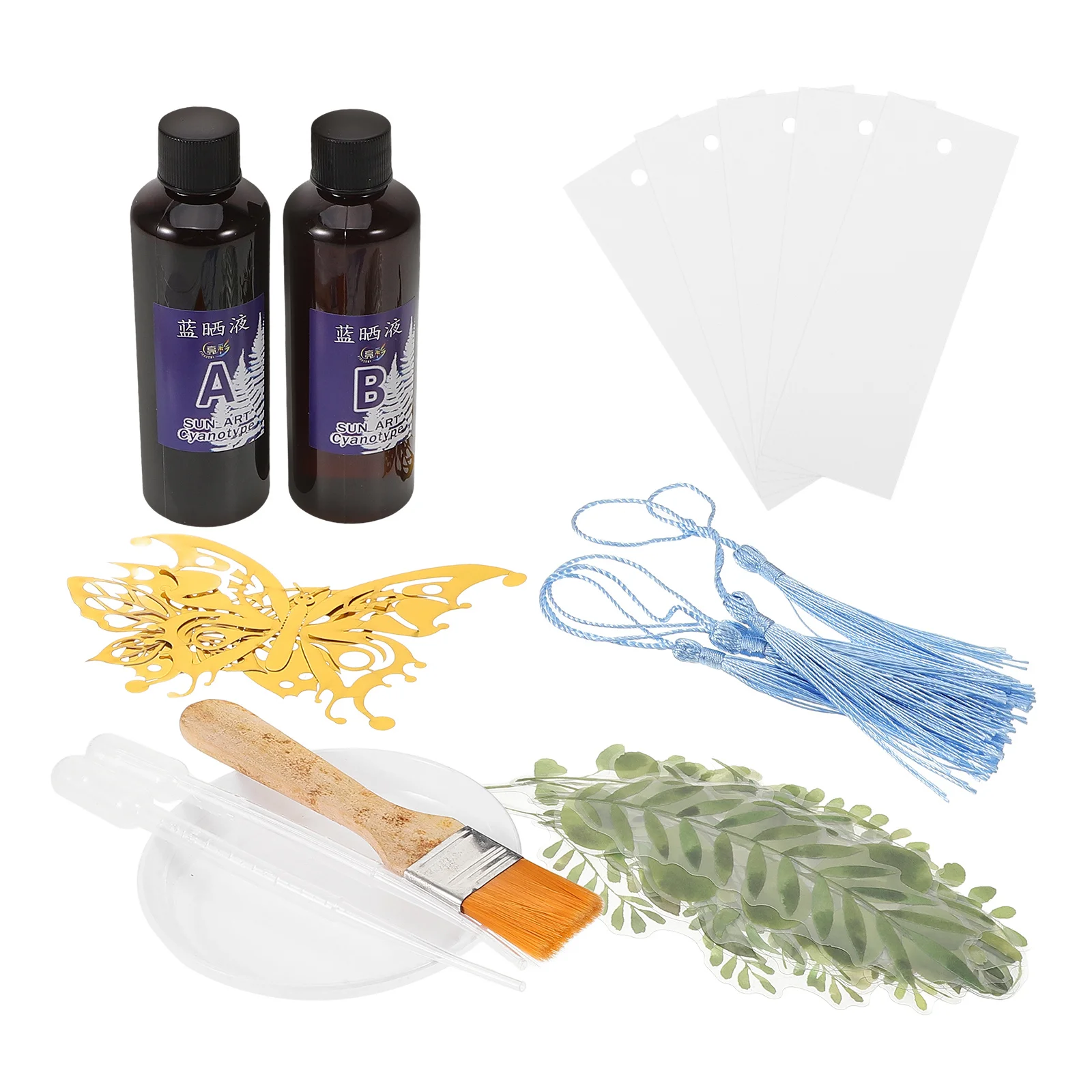

Cyanotype DIY Materials Unique Hue Stunning Prints Practical Liquid Pigments Improve Photo Quality Essential Crafting Supplies