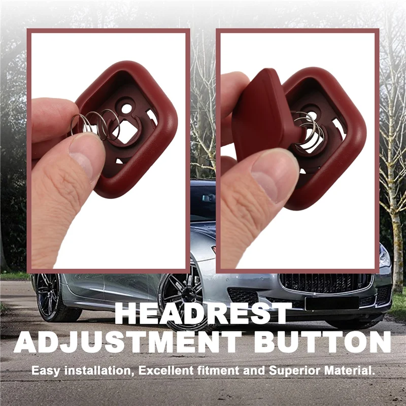 

Firmly For Maserati President Geberit SUV Car Headrest Adjustment Button Decorative Frame 673000494 673003071