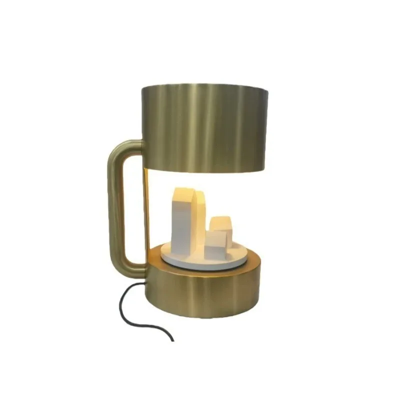 

Современная прикроватная декоративная настольная лампа, большая настольная лампа для гостиной, декоративная атмосферная лампа для спальни, создающая уютную атмосферу.