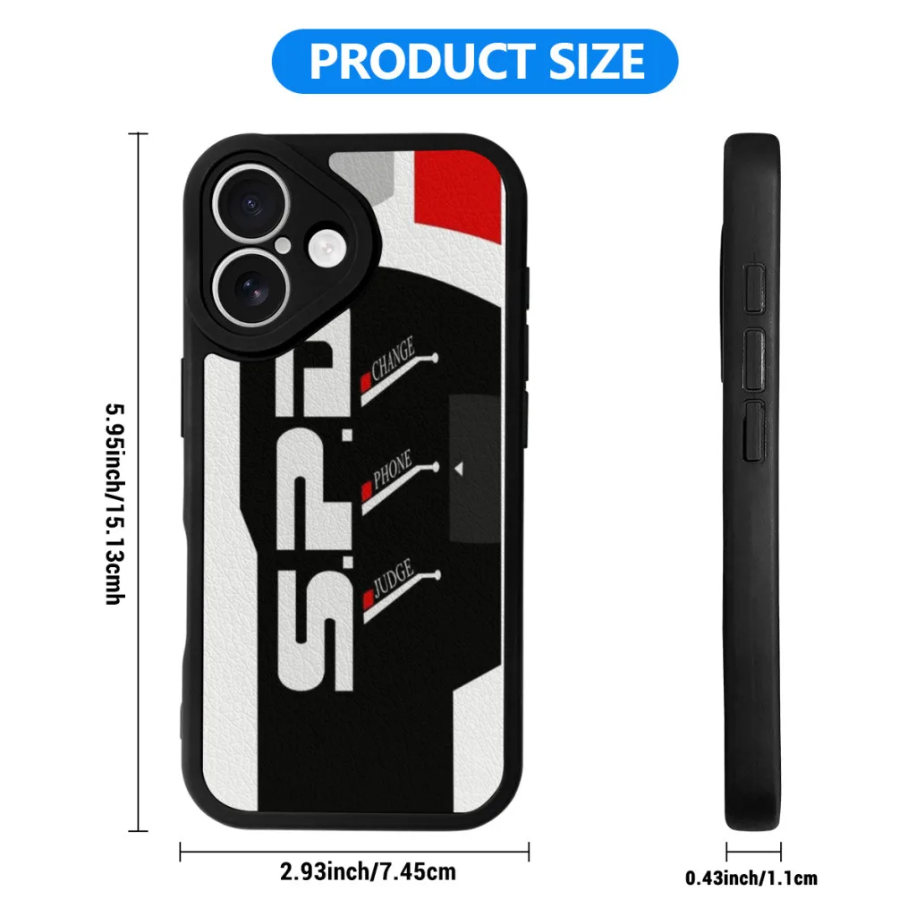 Capa de telefone para iPhone 16 Pro Max Plus Capa de silicone SPD Morpher Capa de telefone