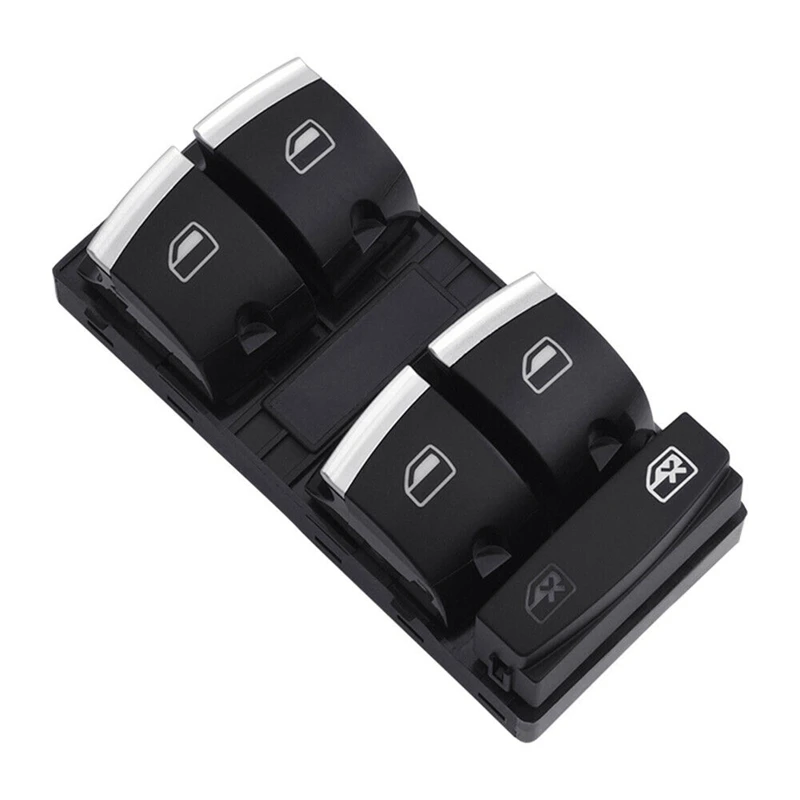 4F0959851H Car Front Driver Electric Power Window Lifter Control Switch For  A3 A4 S4 RS4 A6 S6 RS6 Q7 2 Parts