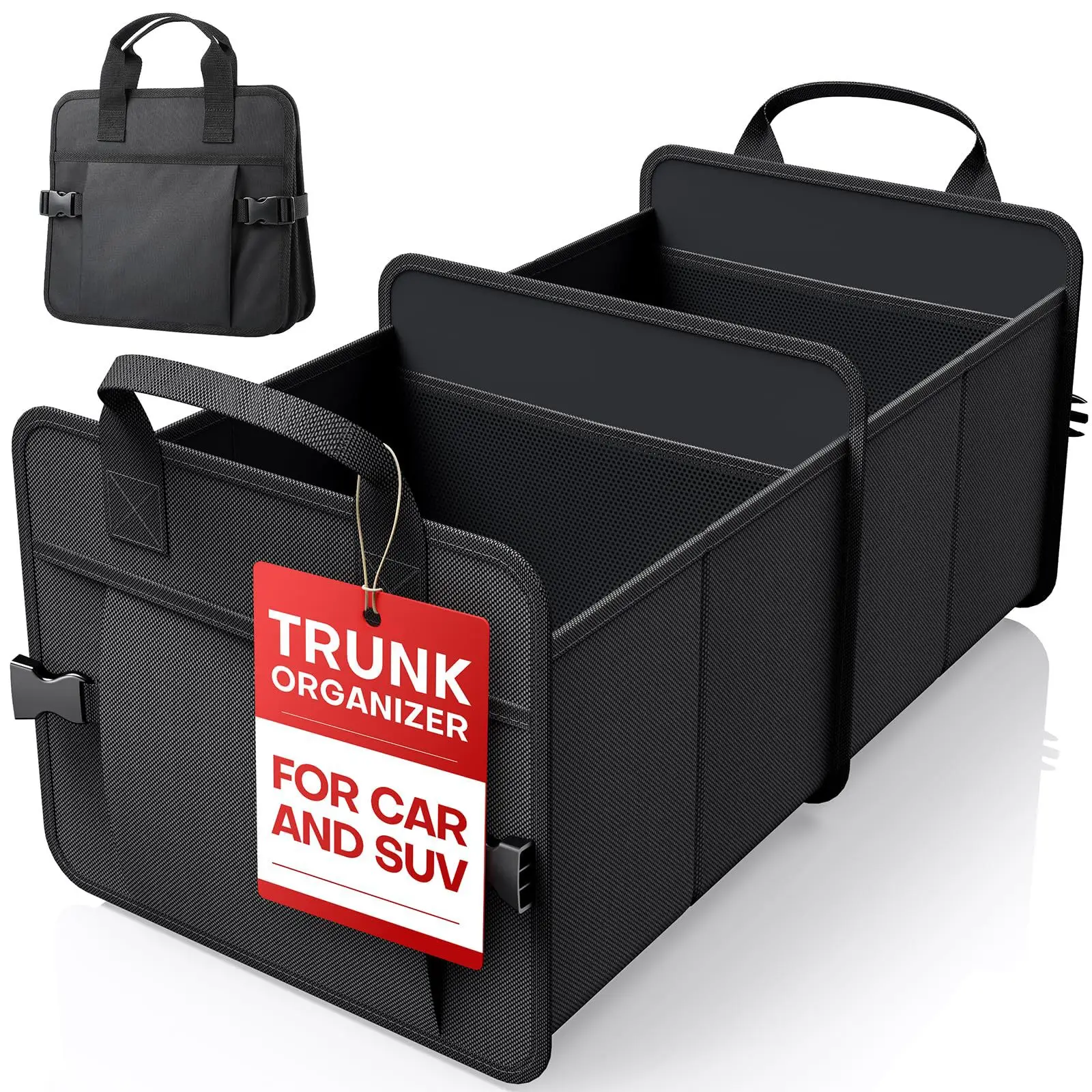 

Car Trunk Storage Box - Waterproof Car Storage Box Trunk Storage Multi-compartment Car