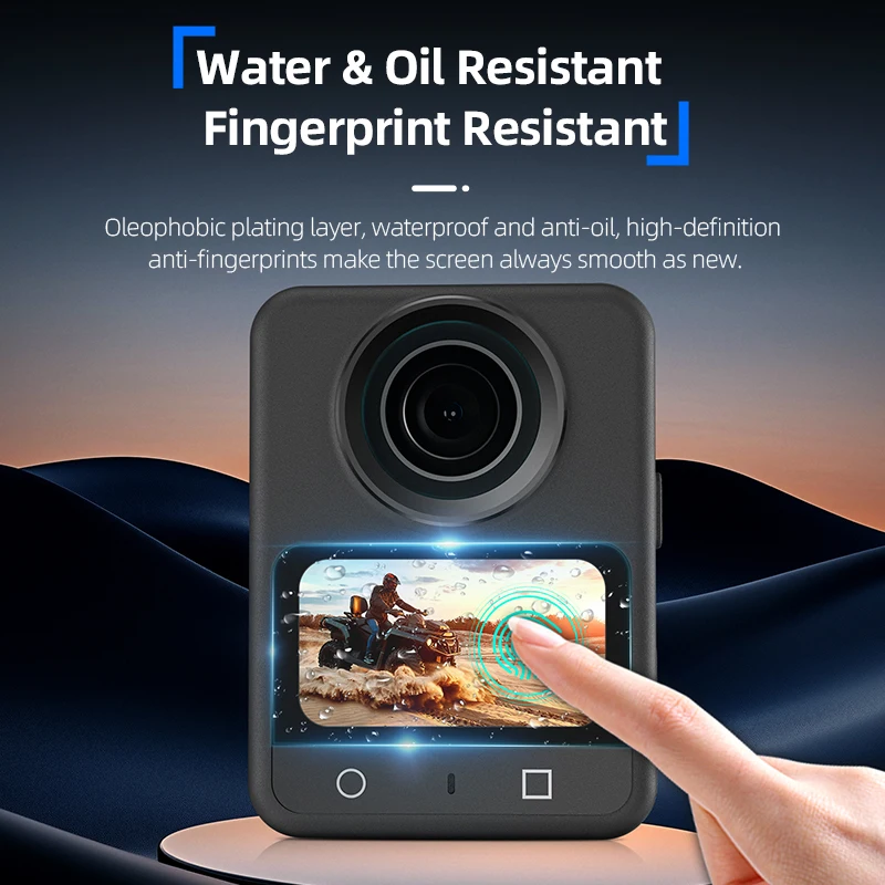 Für DJI OSMO 360 1 2 Ⅱ Kamera Schutz-Zubehör-Set Objektivschutz Silikon-Schutzhülle Displayschutzfolien Kameratasche – Detail 15