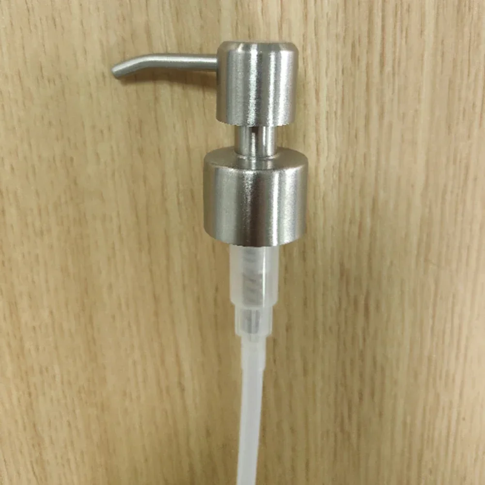 Soap Dispenser Pump Pump Head 11cm 1PC Anti-Corrosion Rust-Proof Silver/Black Stainless Steel Home Replacement