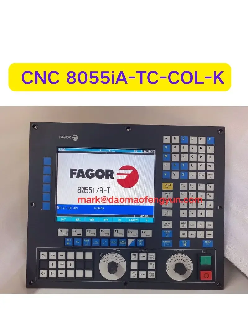 second hand CNC 8055iA-TC-COL-K Fagor CNC system CNC 8055i/A-TC-COL-K  fast shipping