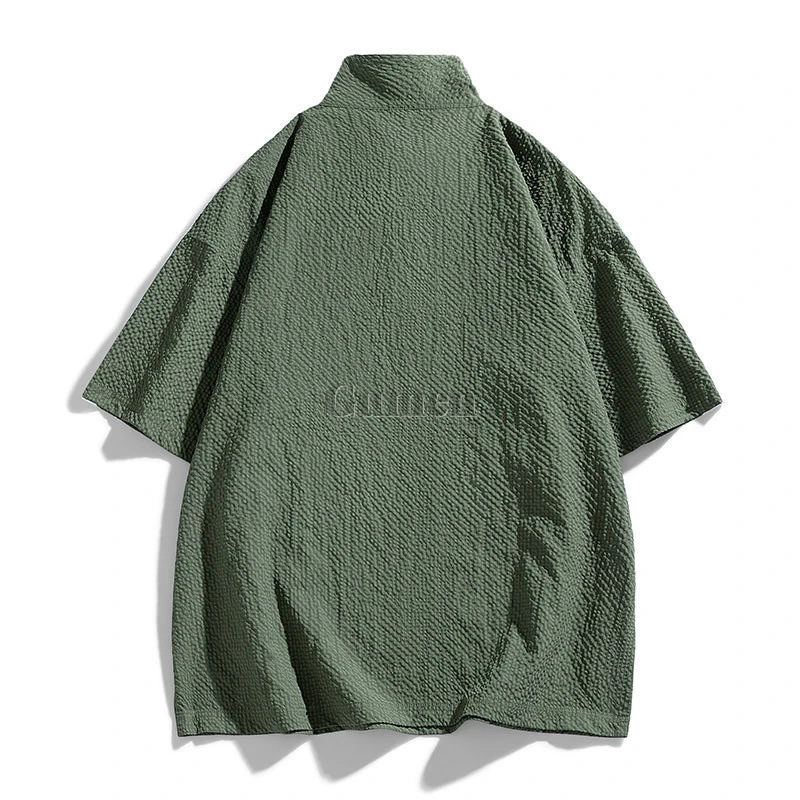 الرجال الحيوانات الأليفة انيمال ملابس العمل حجم كبير M/L/XL/2XL/3XL/4XL/5XL/6XL/7XL/8XL في الهواء الطلق خفيفة الوزن التجفيف السريع تي شيرت الوقوف طوق #3