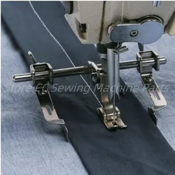 R7 601 Stitch Ruler Fabric Guide Left and Right Stop Airplane Gauge Limitter for Juki Brother Sunstar Jack Industrial Lockstitch