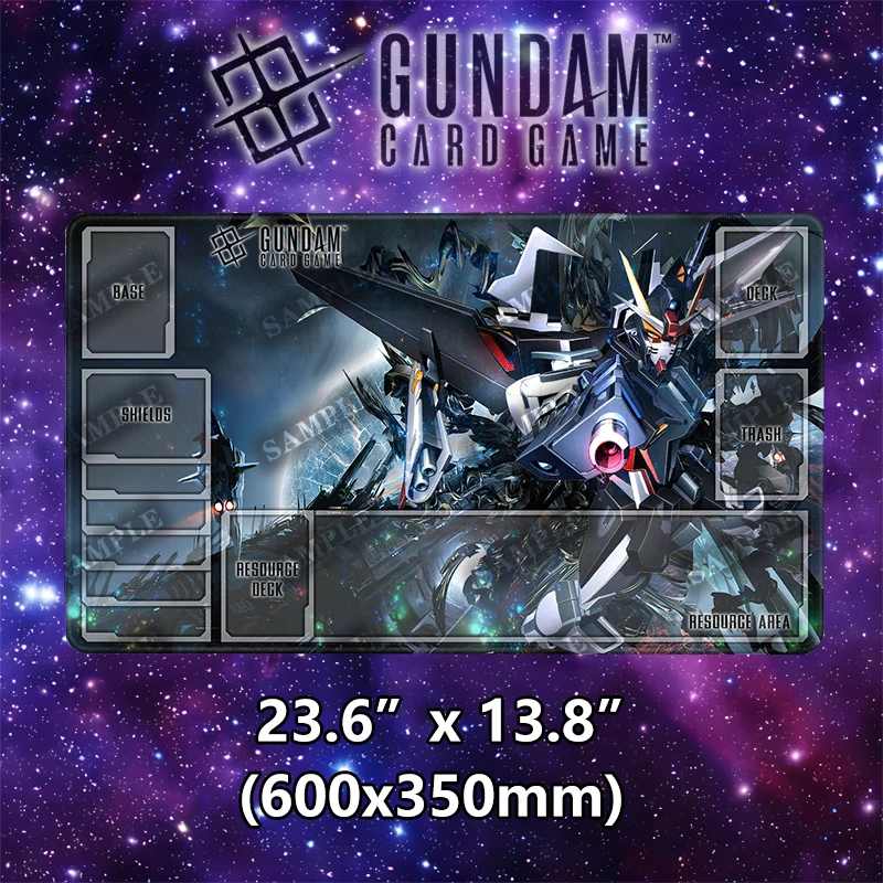 GUNDAM Card Game Playmat Anti-slip Board-Game Pad Large Table Mat For TCG Card Anime Mouse Pad Use Desk Mat Mouse Pad Accessory