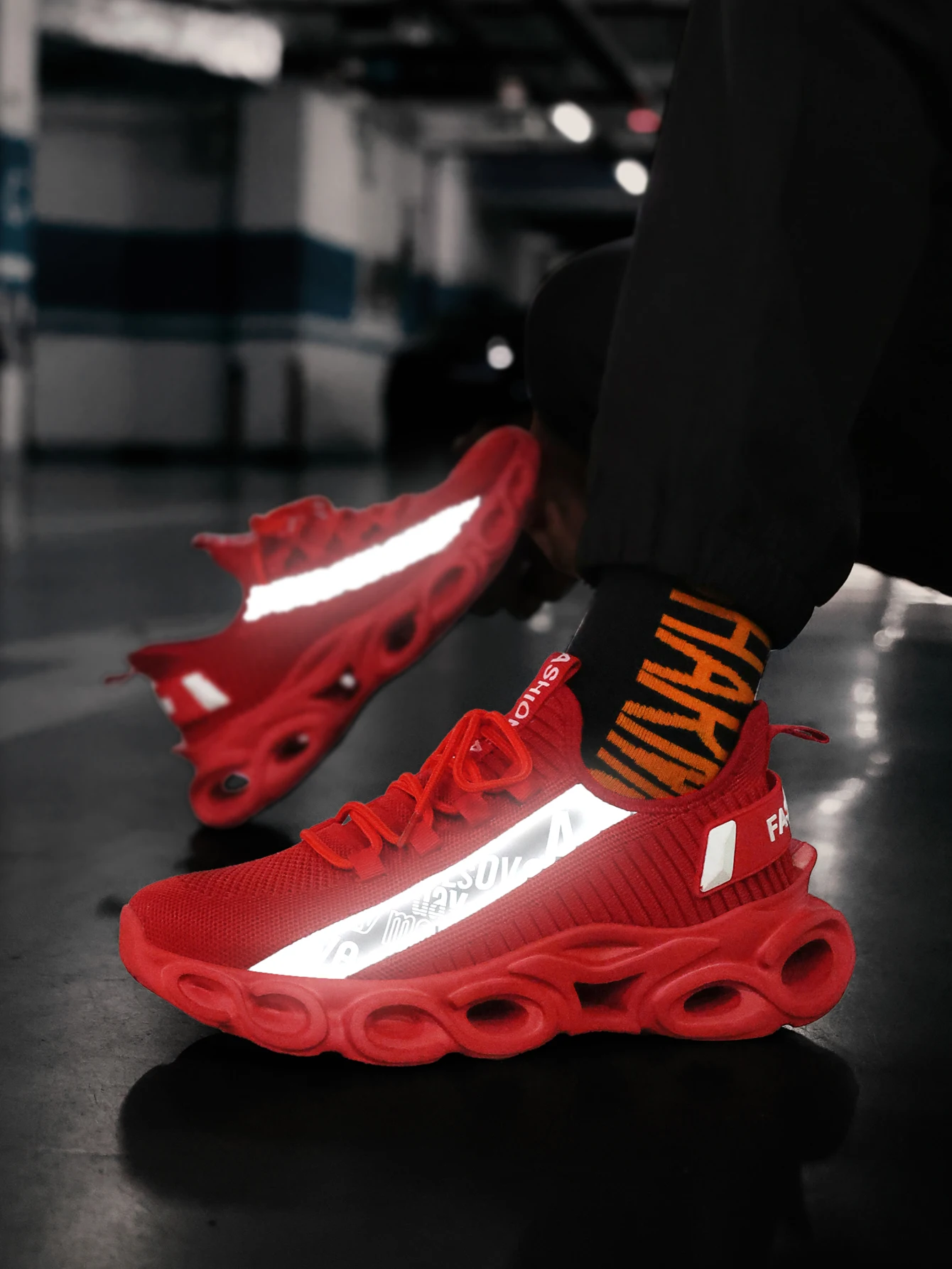 

Повседневная спортивная дышащая легкая модная мужская обувь большого размера, удобная дышащая обувь на шнуровке, дышащая универсальная обувь