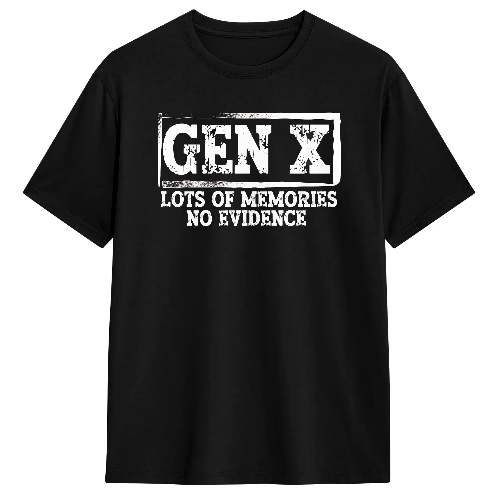 Oversized T Shirt Summer Generation X Hip Hop T Shirts  Pure Cotton Tee Shirt for Men Aesthetic Short Sleeve Tees