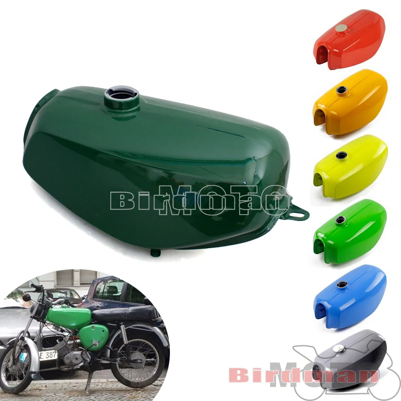 For Simson S50 S51 S70 Motorcycle Retro Gas Fuel Tank Oil Box 7Colors Motorbike Accessories Classic banana Shape Steel Oil Tank