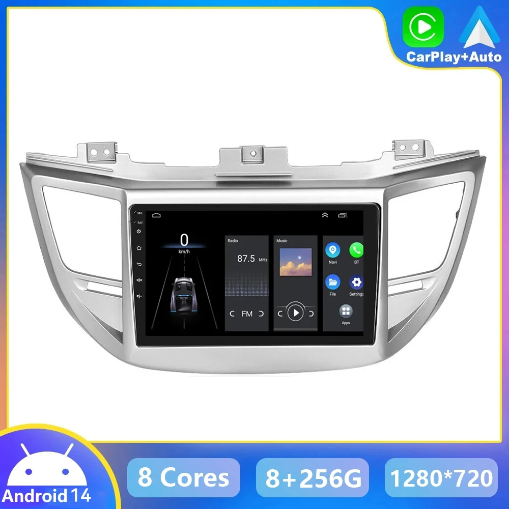 

Автомагнитола для Hyundai Tucson 3 2015 -2017 2018, 2 Din, Android, GPS, DVD