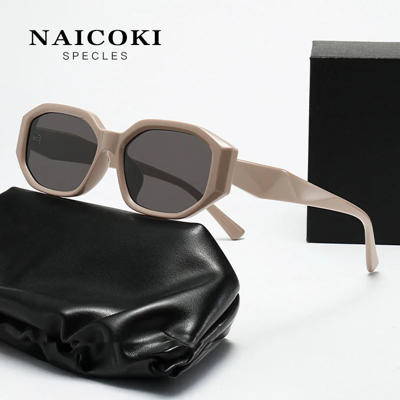 

NAICOKI Nylon Women's Sunglasses Acetate Polarized Outdoor Fashion Sun Glasses UV400 Protection New Original Brand Shades DB9070