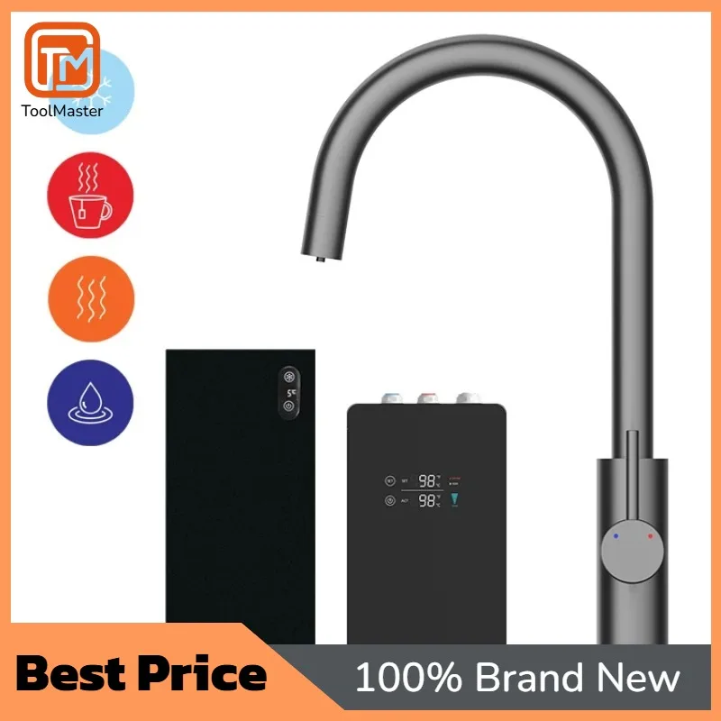 【Best Selling】Iwater Commercial New Style Kitchen Instant Heating Luxury Mixer Clear Pure Water Purifier Faucet Chiller Machine