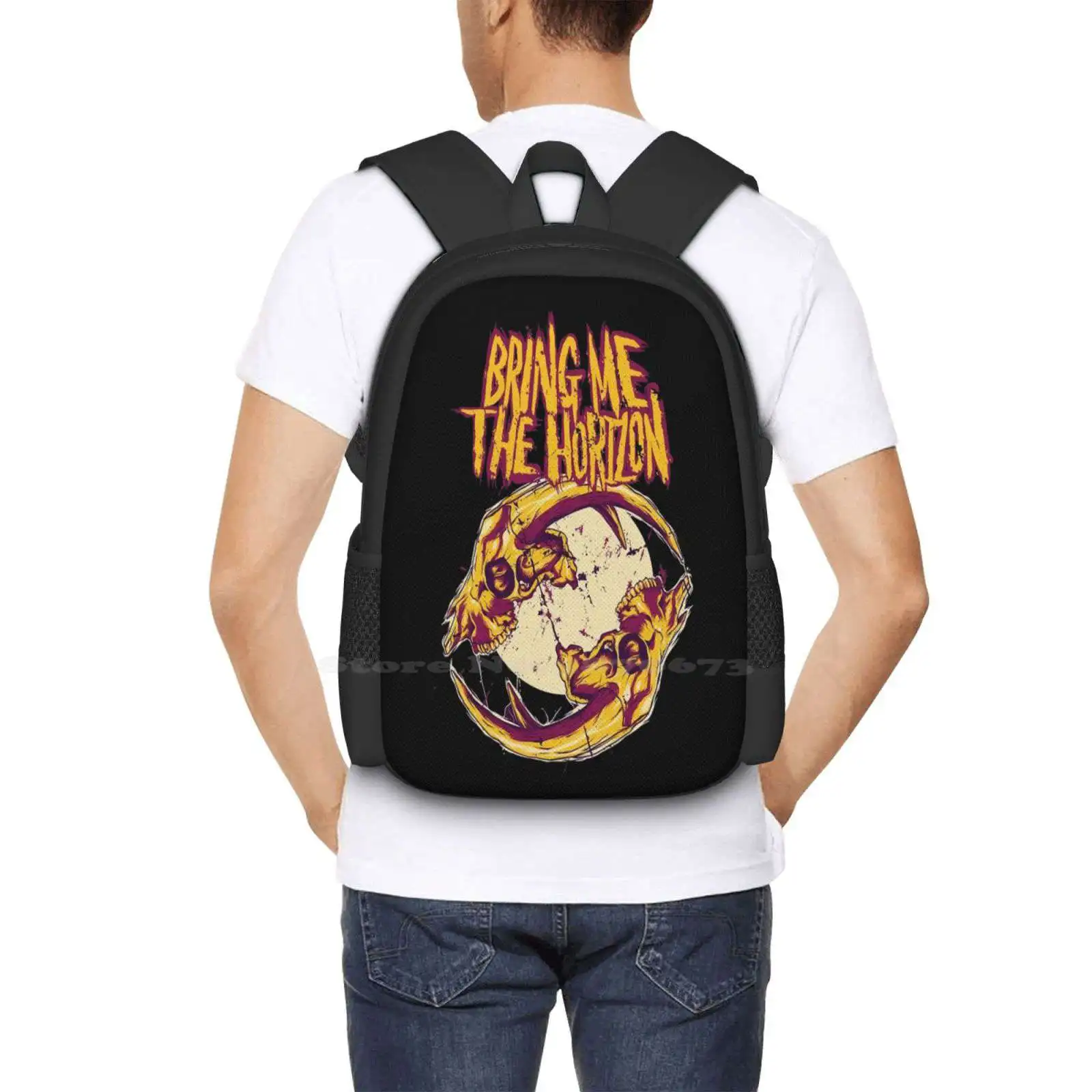 Rucksack für Schüler Schule Laptop Reisetasche Bmth Ludens bringen mir Geist Mantra neues Video neue Single-Trend